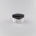 Pot de crème pour les yeux Square Cosmetic Clear Jar 10g